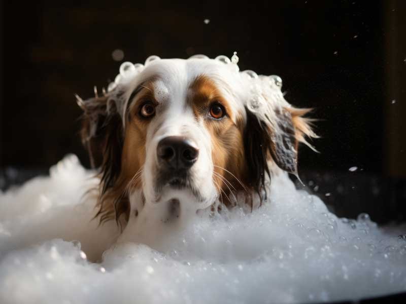 dog bath