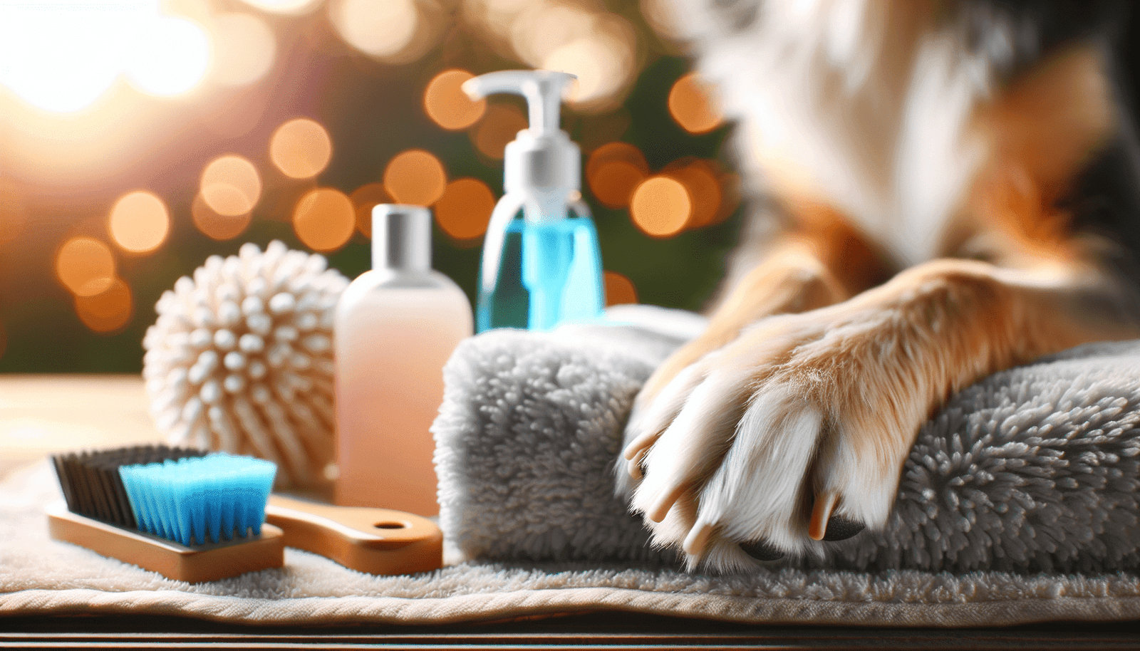 how to clean your dogs paws after walks