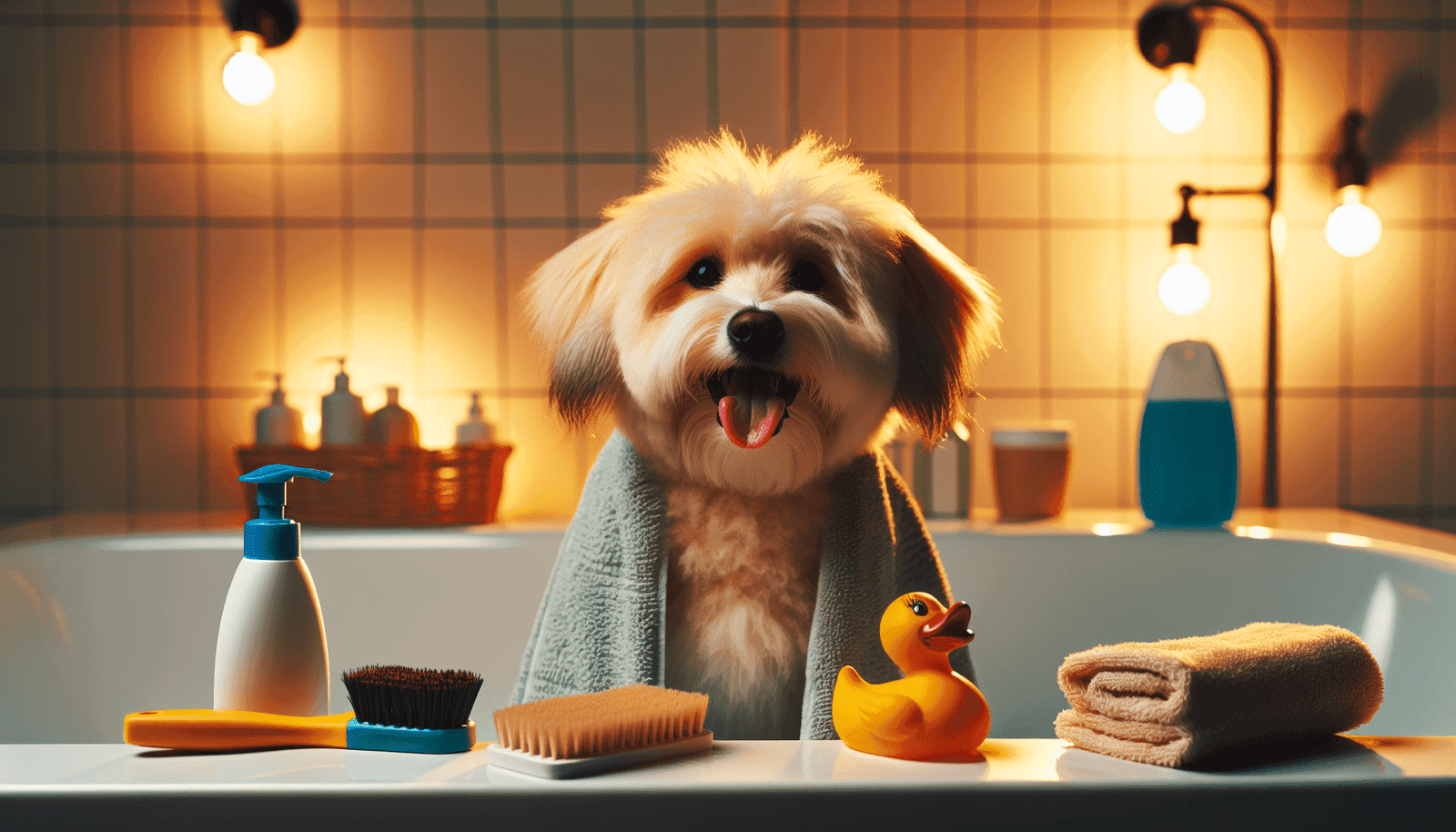 how to handle strong odor in dogs after bathing