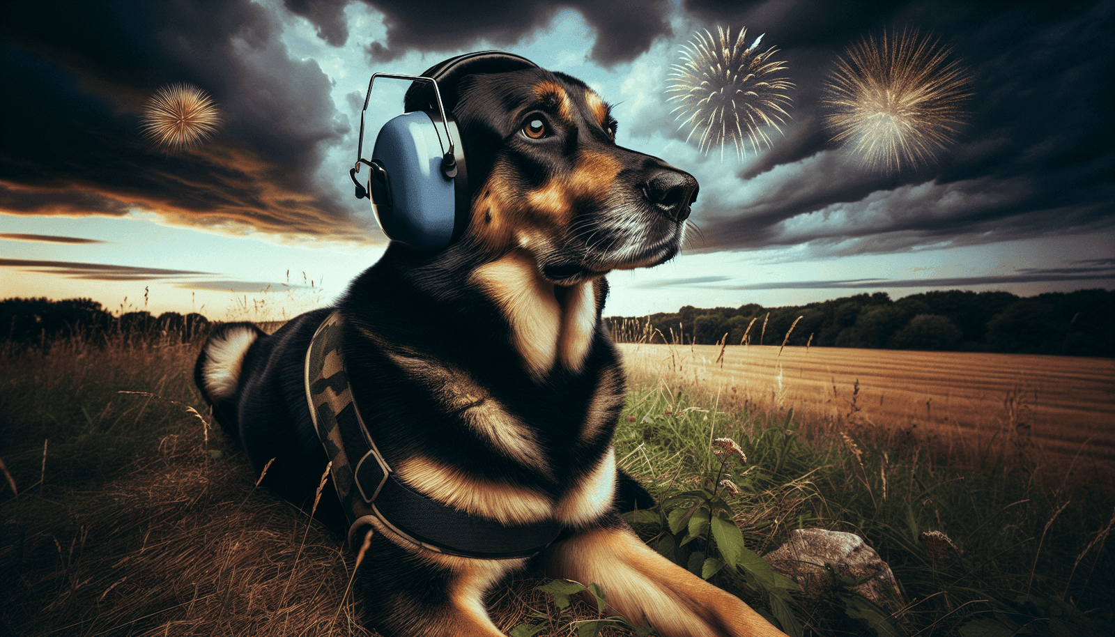 techniques to desensitize k9 dogs to loud noises